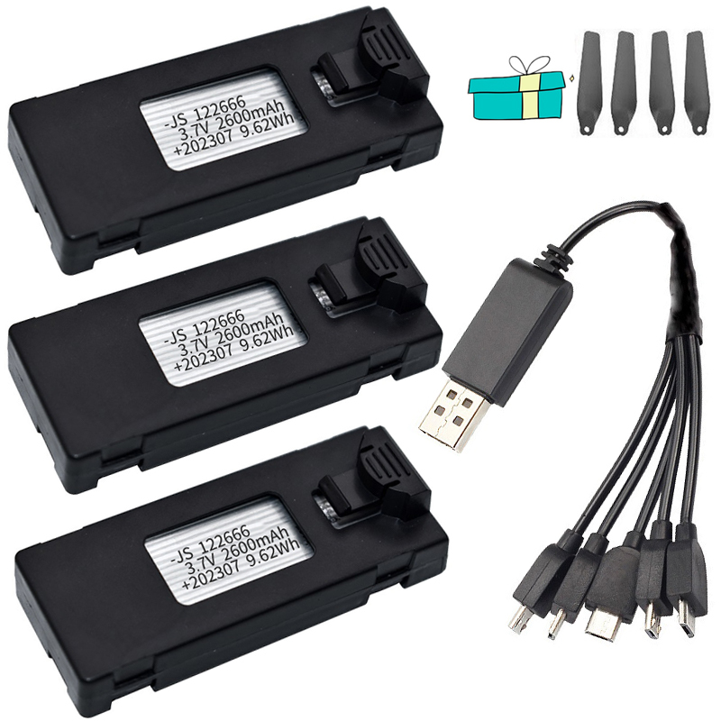 3.7V 2600Mah Drone batterie RC - Eachine Drone E58 avis et prix