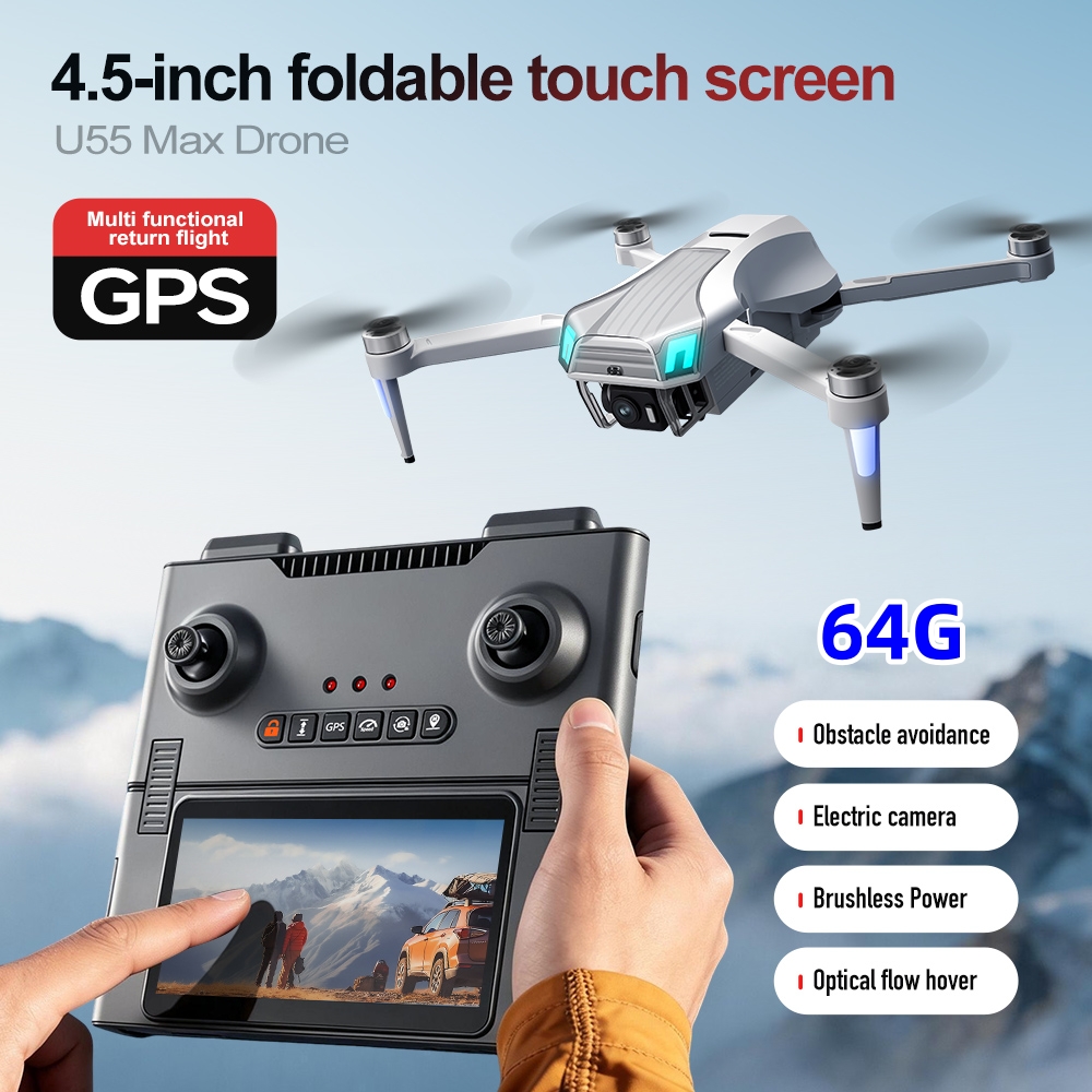 Drone RC NCZOBOE U55 avec doub - Drone Gimbal 2 Axis avis et prix